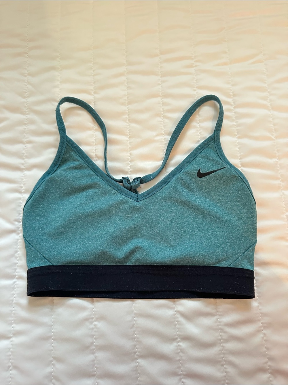 Nike Teal Indy Dry Fit Sports Bra Size S - Picture 3 of 5